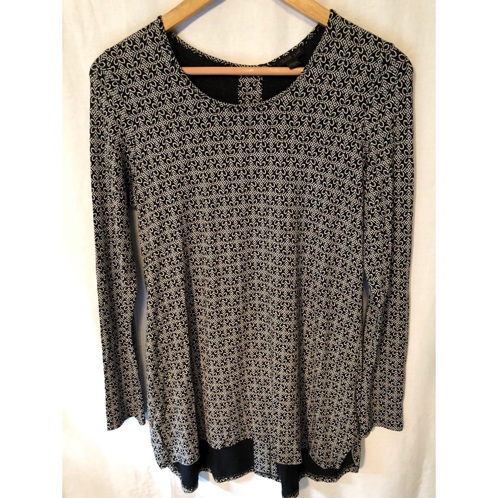 J Jill black and white pattern Wearever tu…